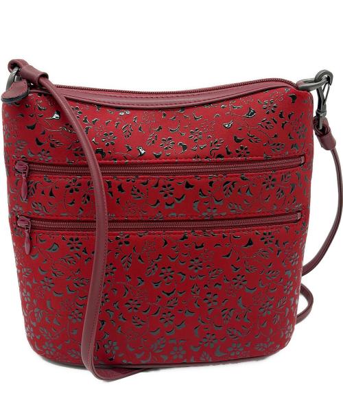 印傳屋（インデンヤ）印傳屋 (インデンヤ) ショルダーバッグ レッドの古着・服飾アイテム