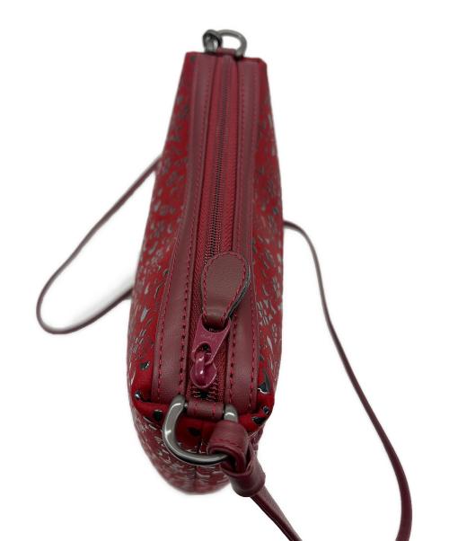 印傳屋（インデンヤ）印傳屋 (インデンヤ) ショルダーバッグ レッドの古着・服飾アイテム