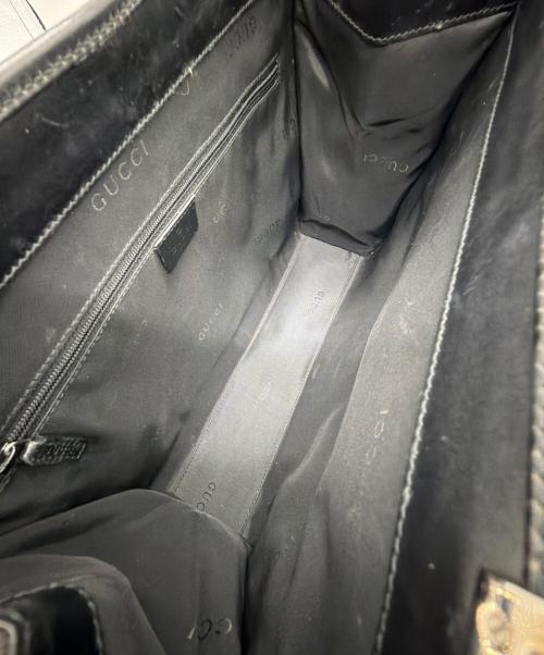 GUCCI（グッチ）GUCCI (グッチ) トートバッグ ブラックの古着・服飾アイテム