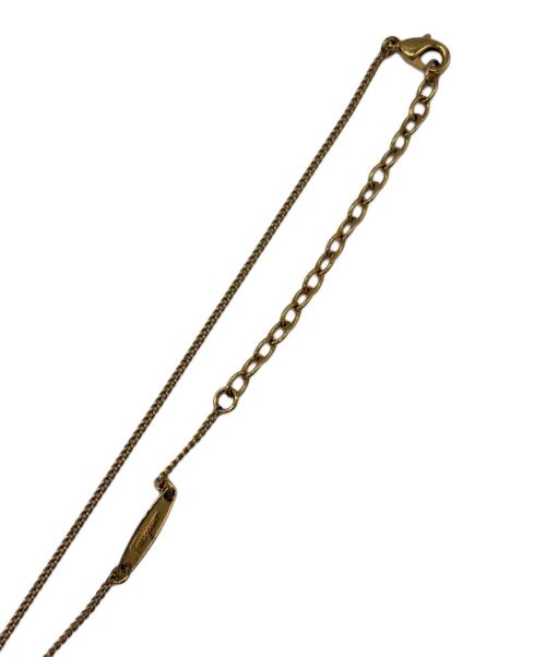 Salvatore Ferragamo（サルヴァトーレ フェラガモ）Salvatore Ferragamo (サルヴァトーレ フェラガモ) ガンチーニ 3Dネックレス ゴールドカラーの古着・服飾アイテム