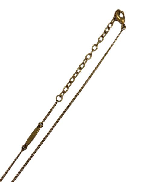 Salvatore Ferragamo（サルヴァトーレ フェラガモ）Salvatore Ferragamo (サルヴァトーレ フェラガモ) ガンチーニ 3Dネックレス ゴールドカラーの古着・服飾アイテム