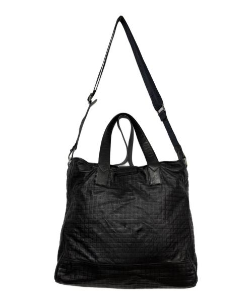 EMPORIO ARMANI（エンポリオ アルマーニ）EMPORIO ARMANI (エンポリオ アルマーニ) トートバッグ ブラックの古着・服飾アイテム
