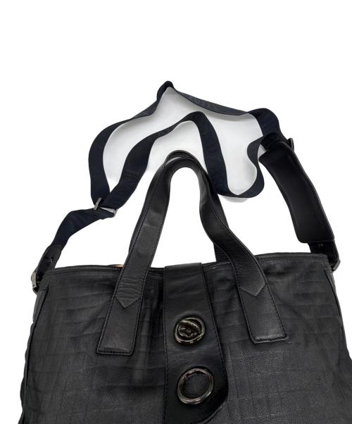 EMPORIO ARMANI（エンポリオ アルマーニ）EMPORIO ARMANI (エンポリオ アルマーニ) トートバッグ ブラックの古着・服飾アイテム