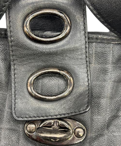 EMPORIO ARMANI（エンポリオ アルマーニ）EMPORIO ARMANI (エンポリオ アルマーニ) トートバッグ ブラックの古着・服飾アイテム