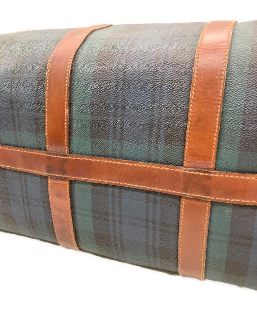 POLO RALPH LAUREN（ポロ・ラルフローレン）POLO RALPH LAUREN (ポロ・ラルフローレン) ボストンバッグ ネイビー×グリーンの古着・服飾アイテム