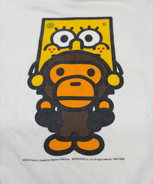 A BATHING APE（ア ベイシング エイプ）A BATHING APE (ア ベイシング エイプ) 半袖シャツ ホワイト サイズ:SIZE Sの古着・服飾アイテム