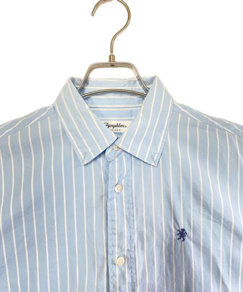 Gymphlex（ジムフレックス）Gymphlex (ジムフレックス) ジムフレックス ショートボタンダウンシャツ スカイブルー サイズ:SIZE 12の古着・服飾アイテム
