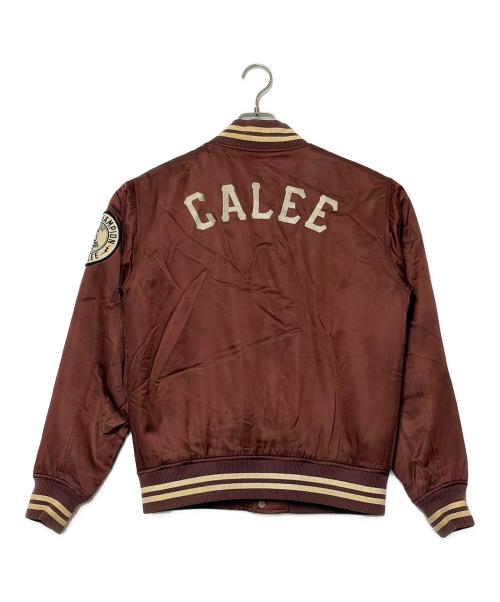 CALEE（キャリー）CALEE (キャリー) スタジャン ブラウン サイズ:SIZE Mの古着・服飾アイテム