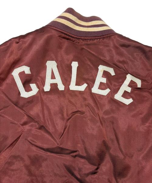 CALEE（キャリー）CALEE (キャリー) スタジャン ブラウン サイズ:SIZE Mの古着・服飾アイテム