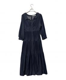 HER LIP TO（ハーリップトゥ）の古着「長袖ワンピース」｜インディゴ