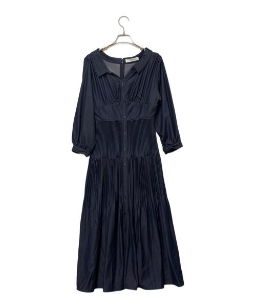 HER LIP TO（ハーリップトゥ）HER LIP TO (ハーリップトゥ) 長袖ワンピース インディゴ サイズ:SIZE Mの古着・服飾アイテム