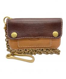 その他ブランド（ソノタブランド）の古着「トラッカーウォレット」｜ブラウン