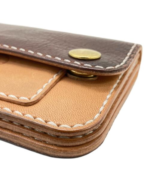 その他ブランド（ソノタブランド）その他ブランド (ソノタブランド) トラッカーウォレット ブラウンの古着・服飾アイテム