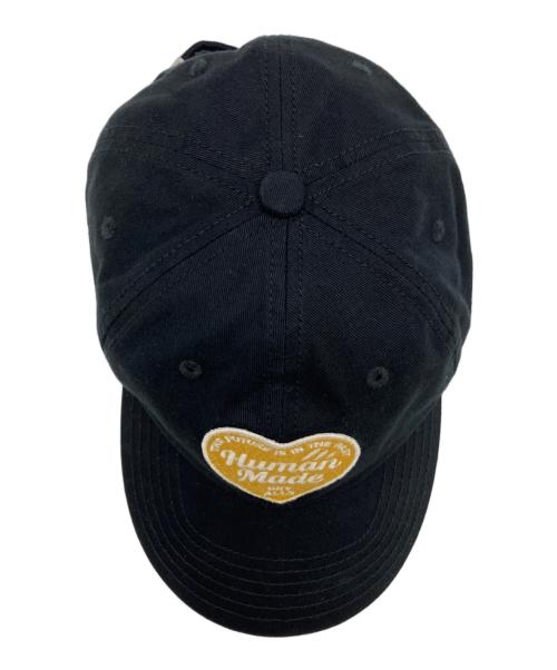 HUMAN MADE（ヒューマンメイド）HUMAN MADE (ヒューマンメイド) 6PANEL TWILL CAP ブラックの古着・服飾アイテム