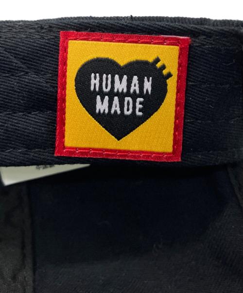 HUMAN MADE（ヒューマンメイド）HUMAN MADE (ヒューマンメイド) 6PANEL TWILL CAP ブラックの古着・服飾アイテム