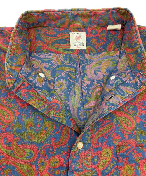 ARROW（アロー）ARROW (アロー) 長袖シャツ レッド サイズ:SIZE XLの古着・服飾アイテム