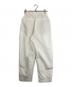 FORK&SPOON (フォーク＆スプーン) タックテーパードパンツ ホワイト サイズ:SIZE S：5000円