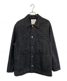 ZARA×STUDIO NICHOLSON（ザラ×スタジオ ニコルソン）の古着「デニムジャケット」｜ブラック