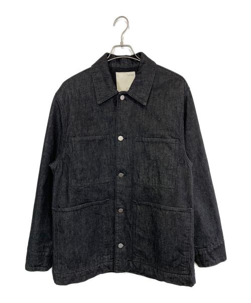 ZARA（ザラ）ZARA (ザラ) STUDIO NICHOLSON (スタジオ ニコルソン) デニムジャケット ブラック サイズ:EUR　S 未使用品の古着・服飾アイテム