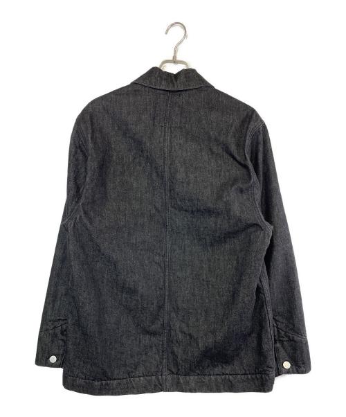 ZARA（ザラ）ZARA (ザラ) STUDIO NICHOLSON (スタジオ ニコルソン) デニムジャケット ブラック サイズ:EUR　S 未使用品の古着・服飾アイテム