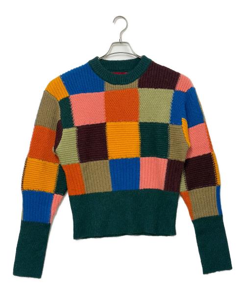 ZARA（ザラ）ZARA (ザラ) Harry Lambert (ハリー・ランバート) 厚手ニット マルチカラー サイズ:SIZE Mの古着・服飾アイテム