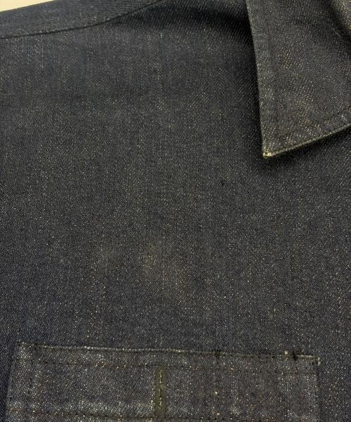 RRL（ダブルアールエル）RRL (ダブルアールエル) ハーフジップデニムプルオーバー インディゴ サイズ:SIZE Lの古着・服飾アイテム
