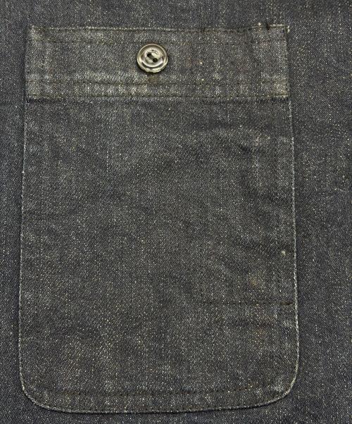 RRL（ダブルアールエル）RRL (ダブルアールエル) ハーフジップデニムプルオーバー インディゴ サイズ:SIZE Lの古着・服飾アイテム