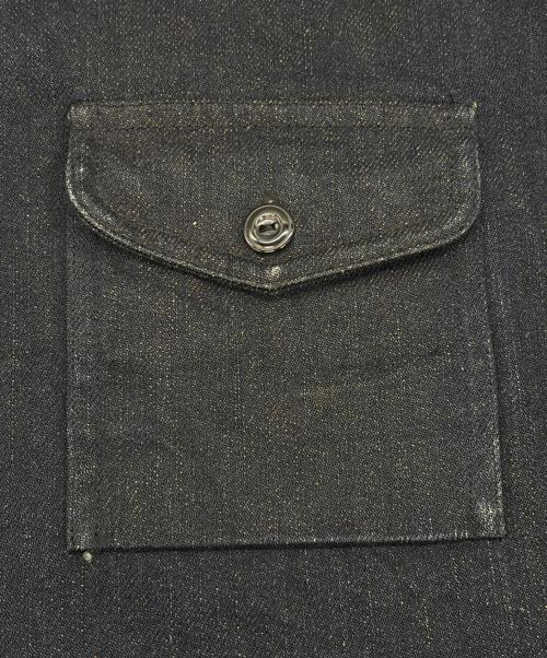 RRL（ダブルアールエル）RRL (ダブルアールエル) ハーフジップデニムプルオーバー インディゴ サイズ:SIZE Lの古着・服飾アイテム