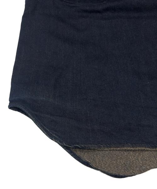 RRL（ダブルアールエル）RRL (ダブルアールエル) ハーフジップデニムプルオーバー インディゴ サイズ:SIZE Lの古着・服飾アイテム