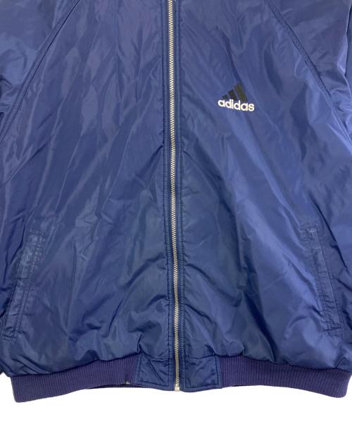 adidas（アディダス）adidas (アディダス) リバーシブルフーデッドジャケット ネイビー サイズ:XLの古着・服飾アイテム