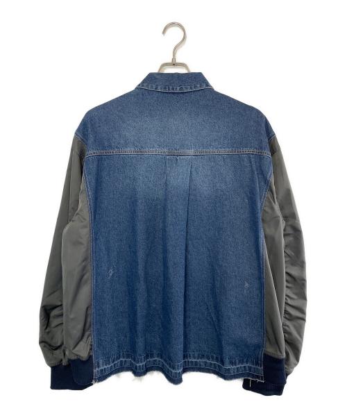 BLUETO（ブルート）BLUETO (ブルート) Gジャンドッキングブルゾン インディゴ サイズ:Fの古着・服飾アイテム