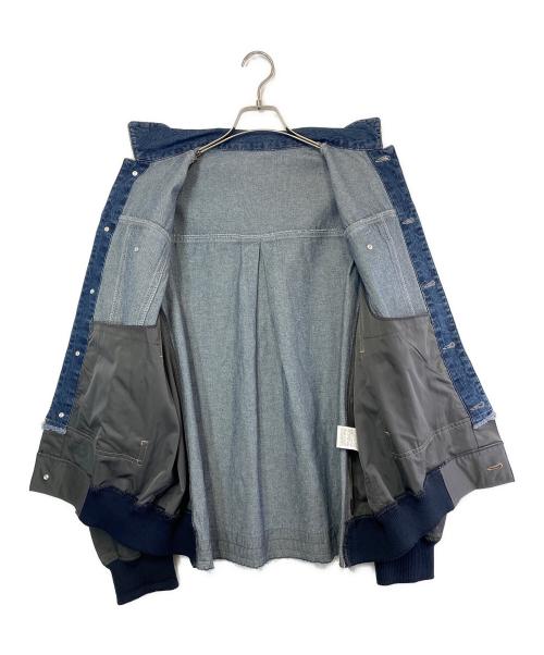BLUETO（ブルート）BLUETO (ブルート) Gジャンドッキングブルゾン インディゴ サイズ:Fの古着・服飾アイテム