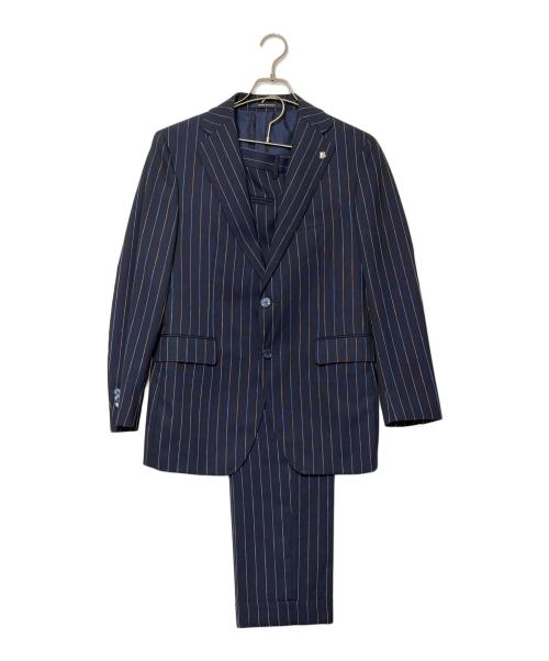 TAGLIATORE（タリアトーレ）TAGLIATORE (タリアトーレ) セットアップスーツ ネイビー×ホワイト サイズ:SIZE 46（M）の古着・服飾アイテム