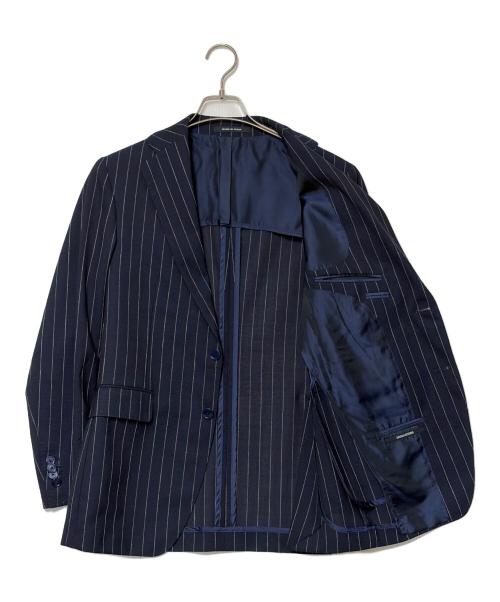 TAGLIATORE（タリアトーレ）TAGLIATORE (タリアトーレ) セットアップスーツ ネイビー×ホワイト サイズ:SIZE 46（M）の古着・服飾アイテム