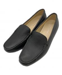 REGAL（リーガルスタンダーズ）の古着「フラットモカシューズ」｜ブラック