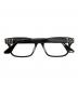 CHROME HEARTS (クロムハーツ) 眼鏡ﾌﾚｰﾑ ブラック：120000円