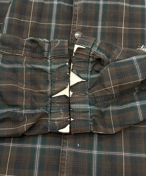 stussy（ステューシー）stussy (ステューシー) コーチジャケット ブラウン サイズ:XLの古着・服飾アイテム