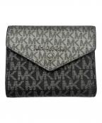 MICHAEL KORSマイケル・コース）の古着「3つ折り財布」｜ブラック×シルバー