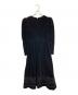 Her lip to (ハーリップトゥ) Embroidered Velour Midi Dress/ベロアドレス/長袖ワンピース ブラック サイズ:M：8000円