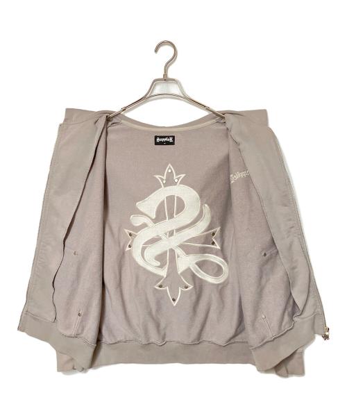 SUPPLIER（サプライヤー）SUPPLIER (サプライヤー) ジップパーカー グレー サイズ:Mの古着・服飾アイテム