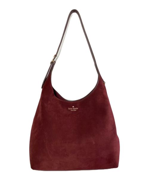 Kate Spade（ケイトスペード）Kate Spade (ケイトスペード) 454 ラージショルダーバッグ ワインレッドの古着・服飾アイテム