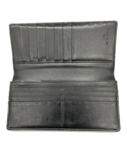 ETRO（エトロ）ETRO (エトロ) 長財布 ブラックの古着・服飾アイテム