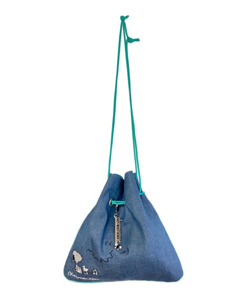 charmant sac（シャルマントサック）charmant sac (シャルマントサック) 巾着バッグ ネイビー 未使用品の古着・服飾アイテム