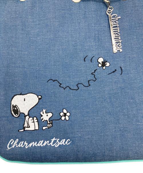 charmant sac（シャルマントサック）charmant sac (シャルマントサック) 巾着バッグ ネイビー 未使用品の古着・服飾アイテム