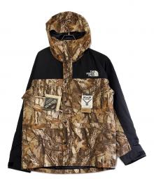 THE NORTH FACE（ザ ノース フェイス）の古着「NOVELT MT LIGHT（ノベルティ マウンテンライト ジャケット」｜カーキ×ブラック