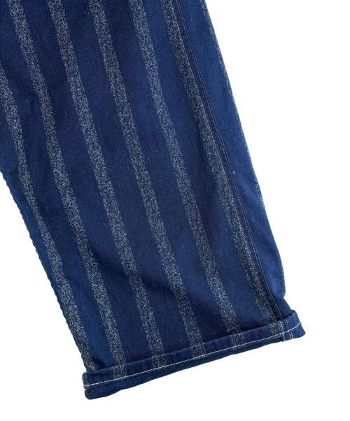 Heller's cafe（ヘラーズカフェ）HELLER'S CAFE (ヘラーズカフェ) クロップドパンツ インディゴ サイズ:SIZE 76cm (W30)の古着・服飾アイテム