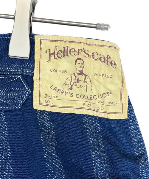 Heller's cafe（ヘラーズカフェ）HELLER'S CAFE (ヘラーズカフェ) クロップドパンツ インディゴ サイズ:SIZE 76cm (W30)の古着・服飾アイテム