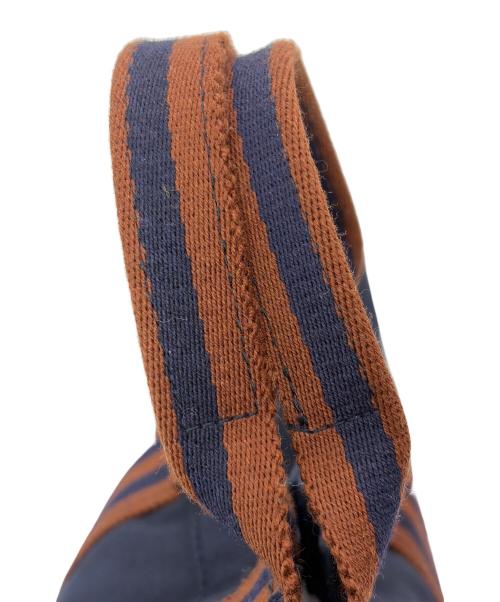 HERMES（エルメス）HERMES (エルメス) トートバッグ ネイビー×ブラウンの古着・服飾アイテム