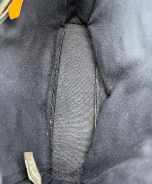 HERMES（エルメス）HERMES (エルメス) トートバッグ ネイビー×ブラウンの古着・服飾アイテム