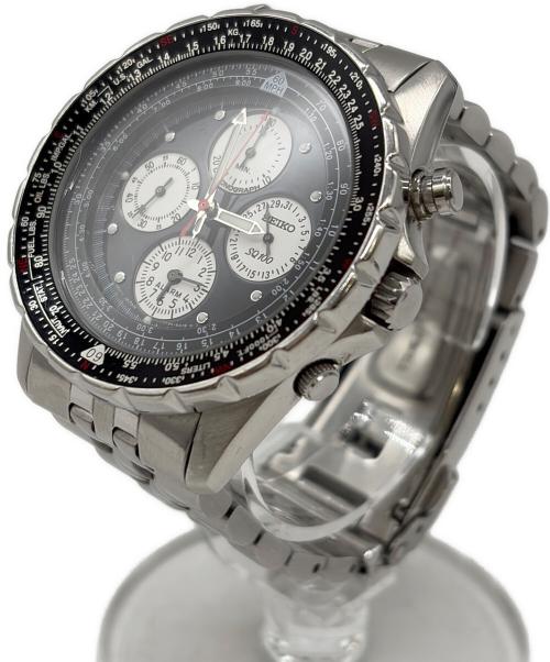 SEIKO（セイコー）SEIKO (セイコー) 腕時計 ブラックの古着・服飾アイテム